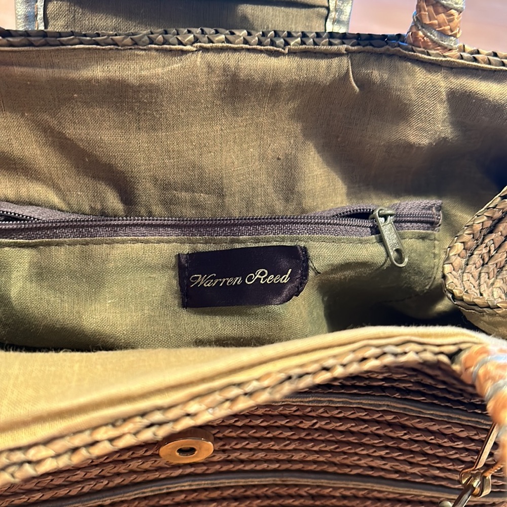 Warren Reed straw purse - Picture 4 of 6